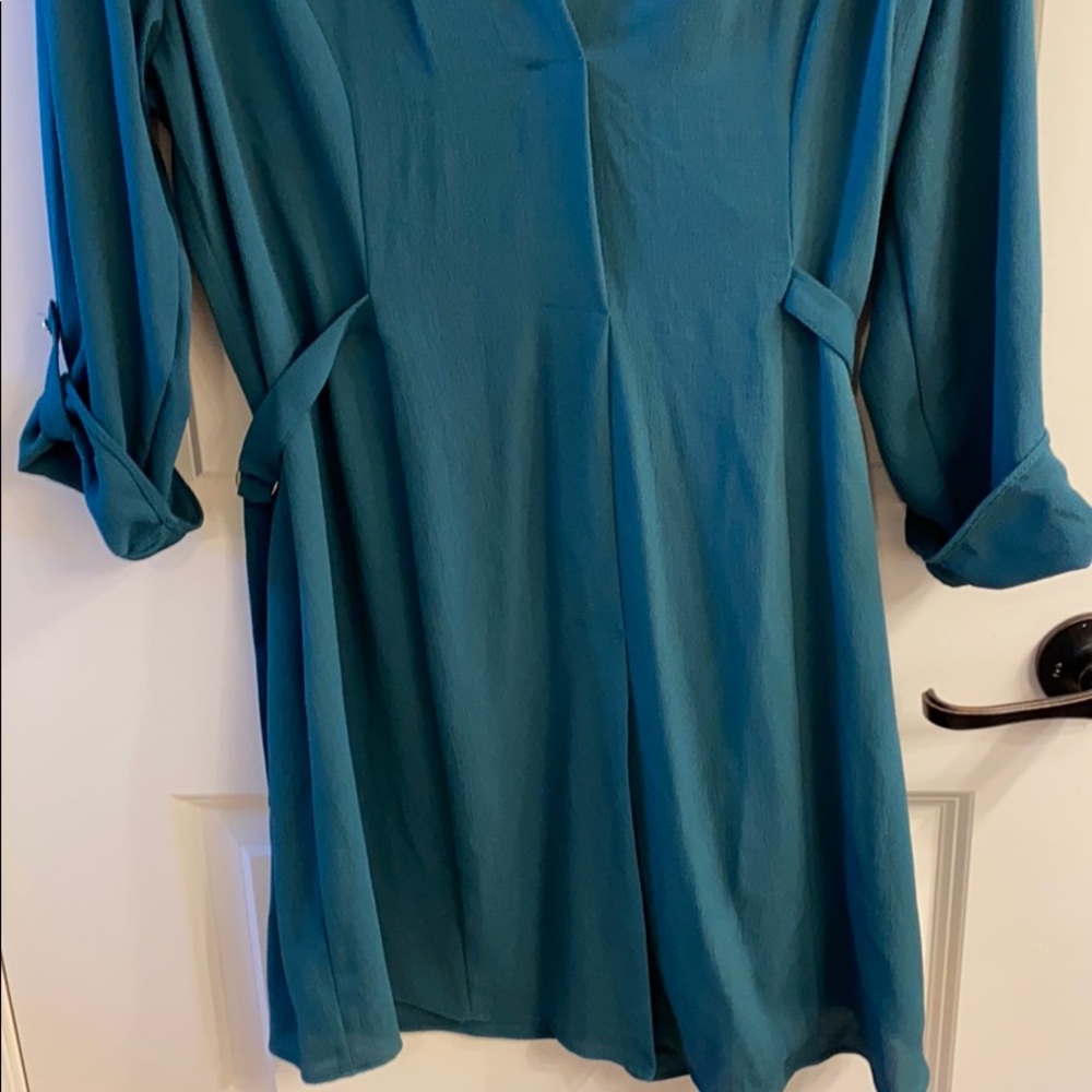 F&F Gorgeous Green 3/4 sleeve Dress - Picture 5 of 7
